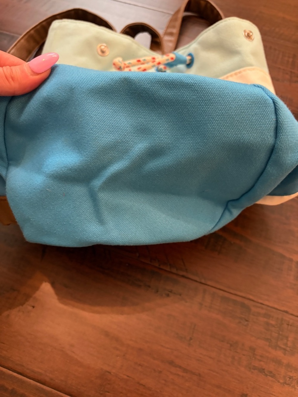 Mickey Mouse Blue Kids‎ Drawstring Backpack - Picture 5 of 6